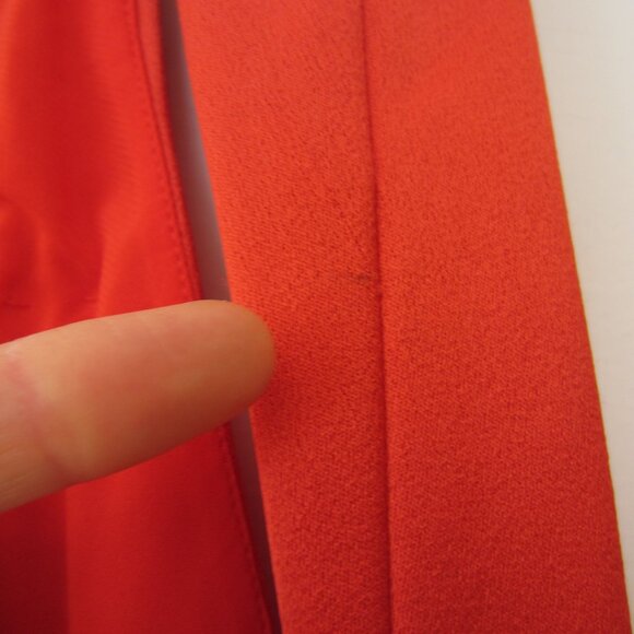 NWT Alice + Olivia Paulette Red Satin Dress One Shoulder Gown Poppy Size 12 - Picture 15 of 16